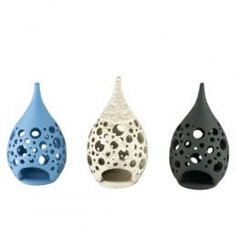 Modern Ceramic Tealight Candle Lantern, Small, Design C - 3 Colors