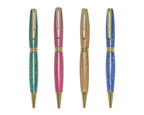 Hermes Design Series, Ballpoint Pens of Olive Wood or Epoxy Resin