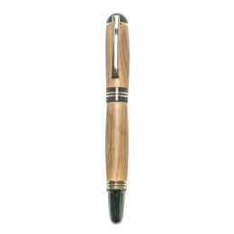 Rollerball Pen, Handmade of Olive Wood, "Praxis" Design, 4