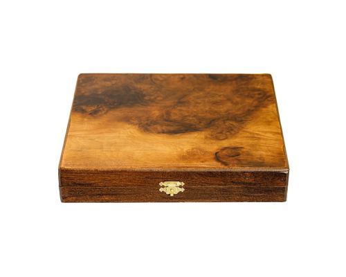 Handmade of Olive Wood Chess Board Game Set in a Wooden Box 7A