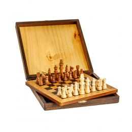 Σκάκι σε Κουτί από Ξύλο Ελιάς
