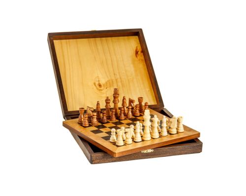 Chess Game Set Box - Handmade of Olive Wood, Deluxe Gift