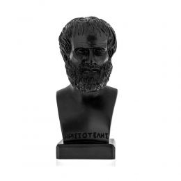 Aristotle Head Bust Statue, 24cm / 9.4'', Black