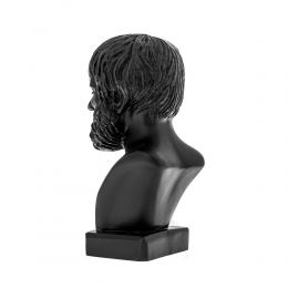 Aristotle Head Bust Statue, 24cm Black 2