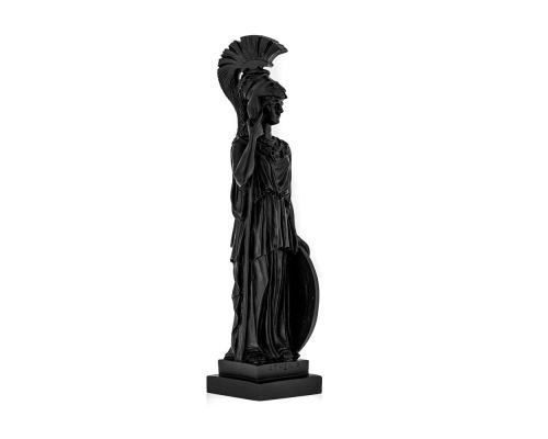 Athena Goddess or Minerva Statue, 26cm Black 2