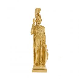 Athena Goddess or Minerva Statue, 26cm / 10.2'', Gold