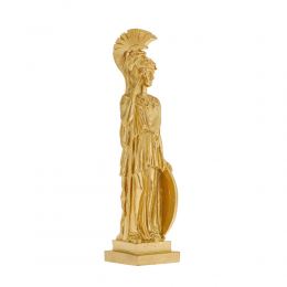 Athena Goddess or Minerva Statue, 26cm Gold 2