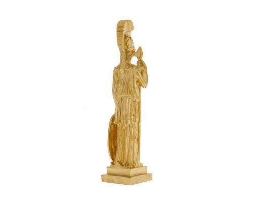 Athena Goddess or Minerva Statue, 26cm Gold 1