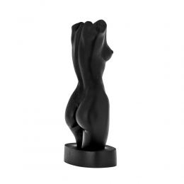 Άγαλμα, Γυναικείο Σώμα, 20 cm, Μαύρο 2