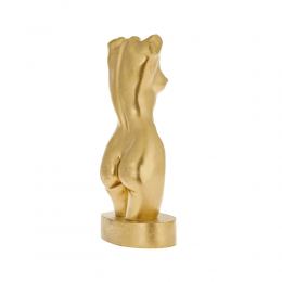 Άγαλμα, Γυναικείο Σώμα, 20 cm Χρυσό 2
