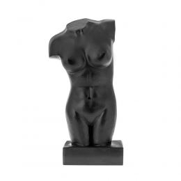 Άγαλμα, Γυναικείο Σώμα, 41 cm, Μαύρο