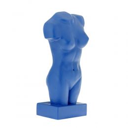 Άγαλμα Γυναικείο Σώμα 41 cm Μπλε 1
