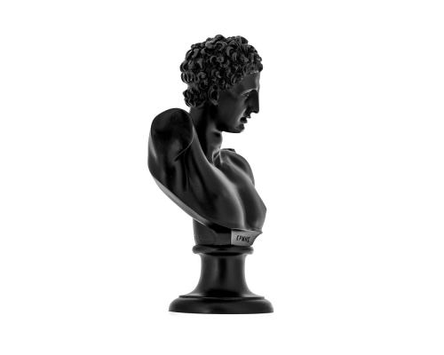 Hermes Head Bust Statue 23cm, Black 1