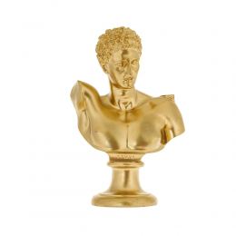 Hermes Head Bust Statue, 23cm / 9'', Gold