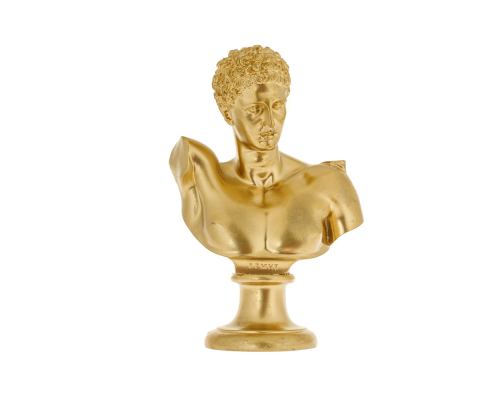 Άγαλμα, Ερμής Προτομή 23 cm, Χρυσό