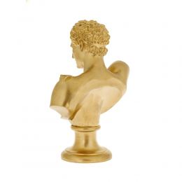 Hermes Head Bust Statue, 23cm, Gold 3