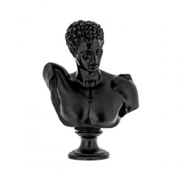 Hermes Head Bust Statue, 31cm / 12.2'', Black