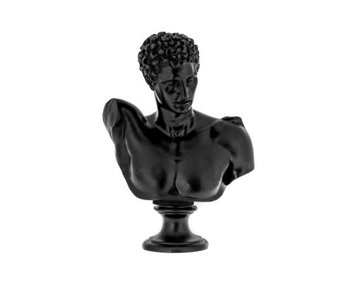 Hermes Head Bust Statue, 31cm / 12.2'', Black