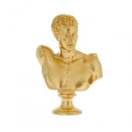 Hermes Head Bust Statue, 31cm / 12.2'', Gold
