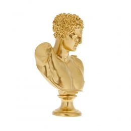 Hermes Head Bust Statue, 31cm Gold 1