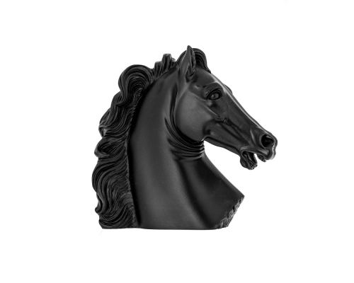 Horse Head Statue 17cm Black Color 1