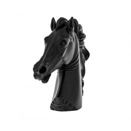 Horse Head Statue 17cm Black Color 3