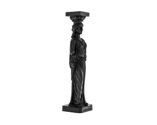 Άγαλμα, Καρυάτιδα, 26 cm, Μαύρο 1