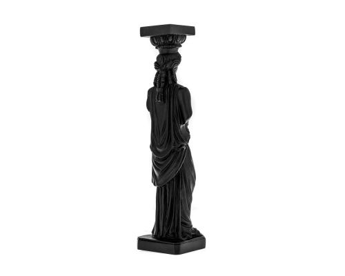 Karyatis or Caryatid, Ancient Greek Statue of Acropolis 26cm Black 2