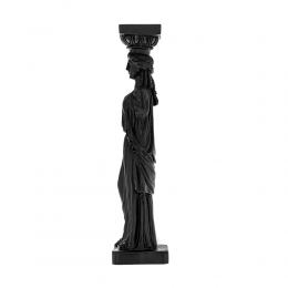 Karyatis or Caryatid, Ancient Greek Statue of Acropolis 26cm Black 3