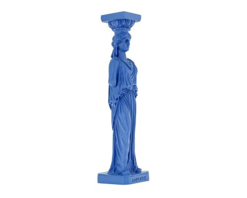 Karyatis or Caryatid, Ancient Greek Statue of Acropolis 26cm, Blue 1