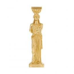 Karyatis or Caryatid, Ancient Greek Statue of Acropolis 26cm / 10.2'', Gold