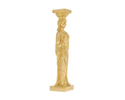 Άγαλμα, Καρυάτιδα, 26 cm, Χρυσό 1