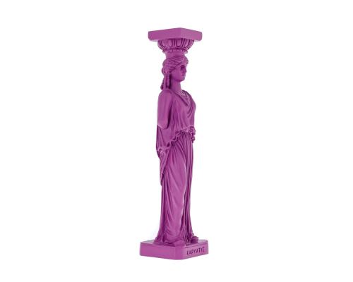 Karyatis or Caryatid, Ancient Greek Statue of Acropolis 26cm, Violet 1