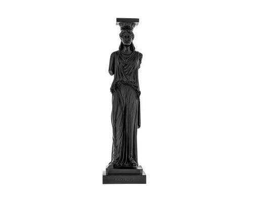 Karyatis or Caryatid, Ancient Greek Statue of Acropolis 37cm / 14.5'', Black