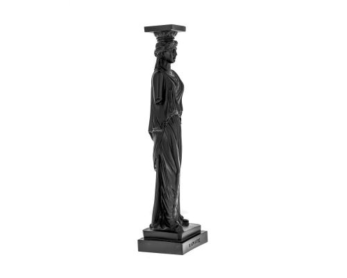 Karyatis or Caryatid, Ancient Greek Statue of Acropolis 37cm Black 1