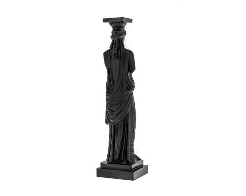 Άγαλμα, Καρυάτιδα, 37 cm, Μαύρο 2
