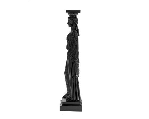 Άγαλμα, Καρυάτιδα, 37 cm, Μαύρο 3