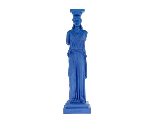 Άγαλμα, Καρυάτιδα, 37 cm, Μπλε