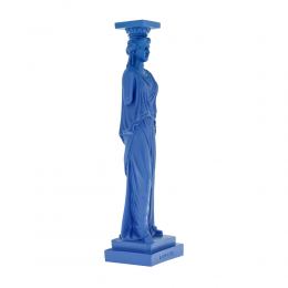 Karyatis or Caryatid, Ancient Greek Statue of Acropolis 37cm Blue 1