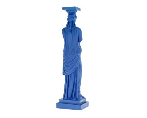 Karyatis or Caryatid, Ancient Greek Statue of Acropolis 37cm Blue 2