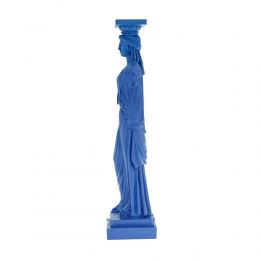 Karyatis or Caryatid, Ancient Greek Statue of Acropolis 37cm Blue 3