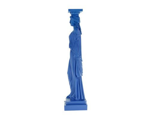 Karyatis or Caryatid, Ancient Greek Statue of Acropolis 37cm Blue 3