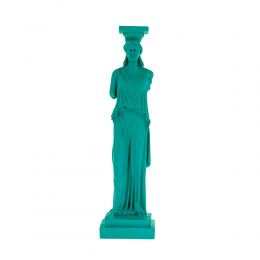 Karyatis or Caryatid, Ancient Greek Statue of Acropolis 37cm / 14.5'', Bright Green