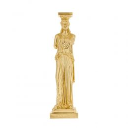 Karyatis or Caryatid, Ancient Greek Statue of Acropolis 37cm / 14.5'', Gold