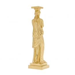 Karyatis or Caryatid, Ancient Greek Statue of Acropolis 37cm Gold 2