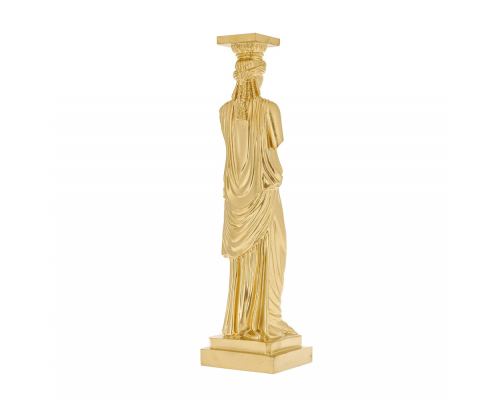 Karyatis or Caryatid, Ancient Greek Statue of Acropolis 37cm Gold 2