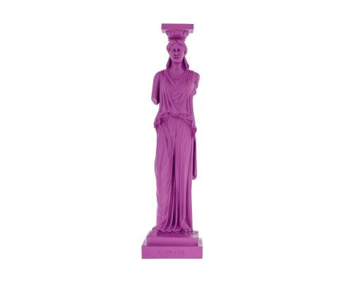 Karyatis or Caryatid, Ancient Greek Statue of Acropolis 37cm / 14.5'', Violet