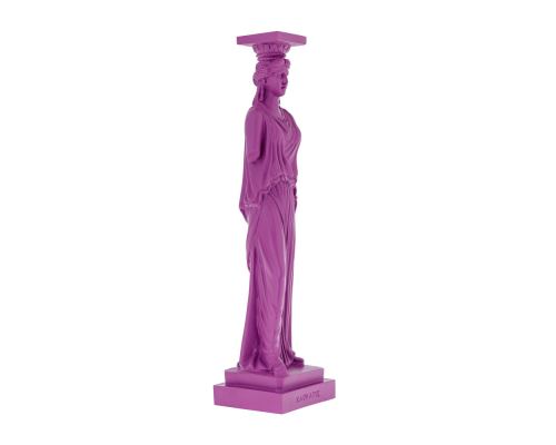 Karyatis or Caryatid, Ancient Greek Statue of Acropolis 37cm Violet 1