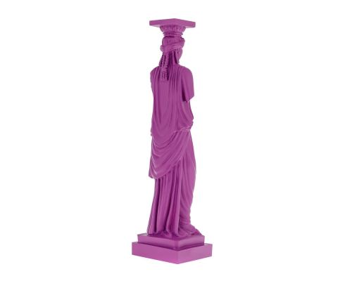 Karyatis or Caryatid, Ancient Greek Statue of Acropolis 37cm Violet 2