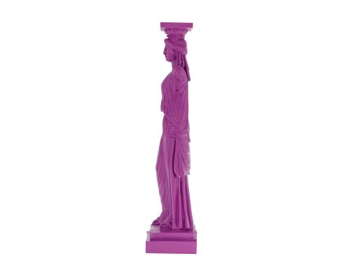 Karyatis or Caryatid, Ancient Greek Statue of Acropolis 37cm Violet 3